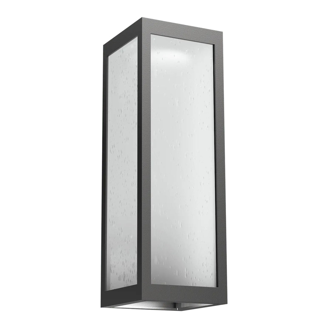Single Box Outdoor Sconce by Hammerton Studio in Argento Grey