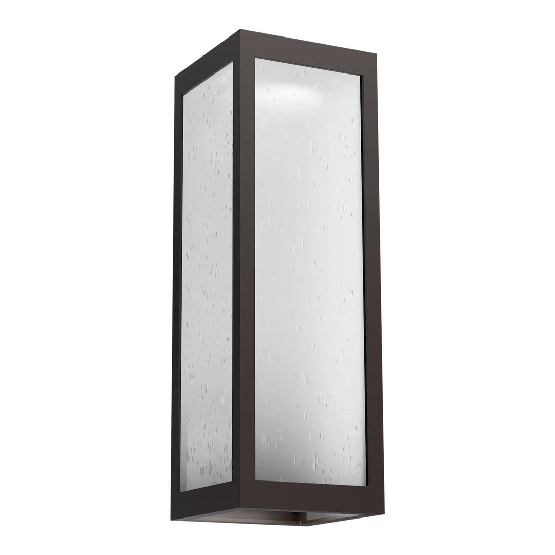 Single Box Outdoor Sconce by Hammerton Studio in Statuary Bronze