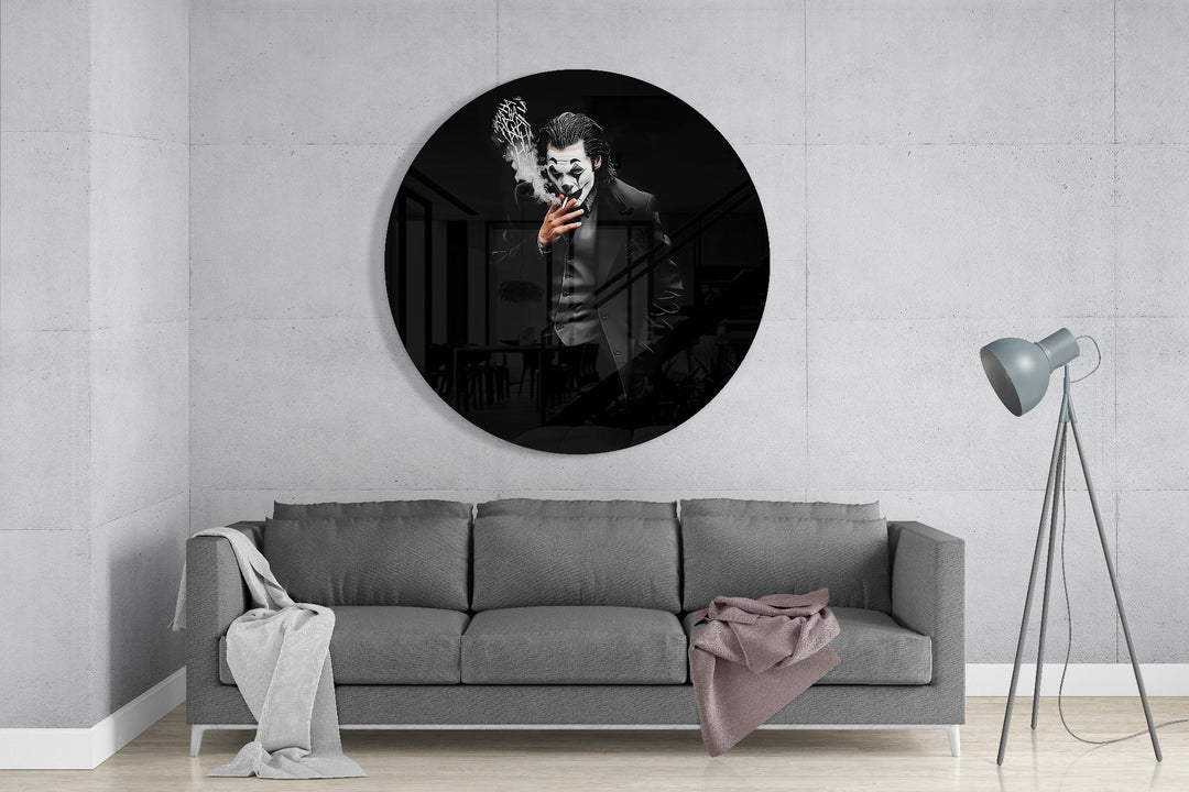 Joker Glass Wall Art.