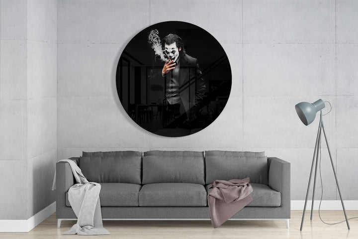 Joker Glass Wall Art.
