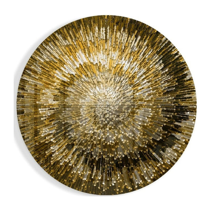 Golden Helix Glass Wall Art Insigne