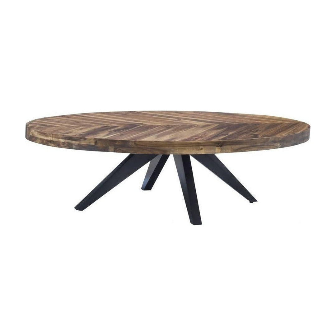 Slab Oval Coffee Table Moes Home