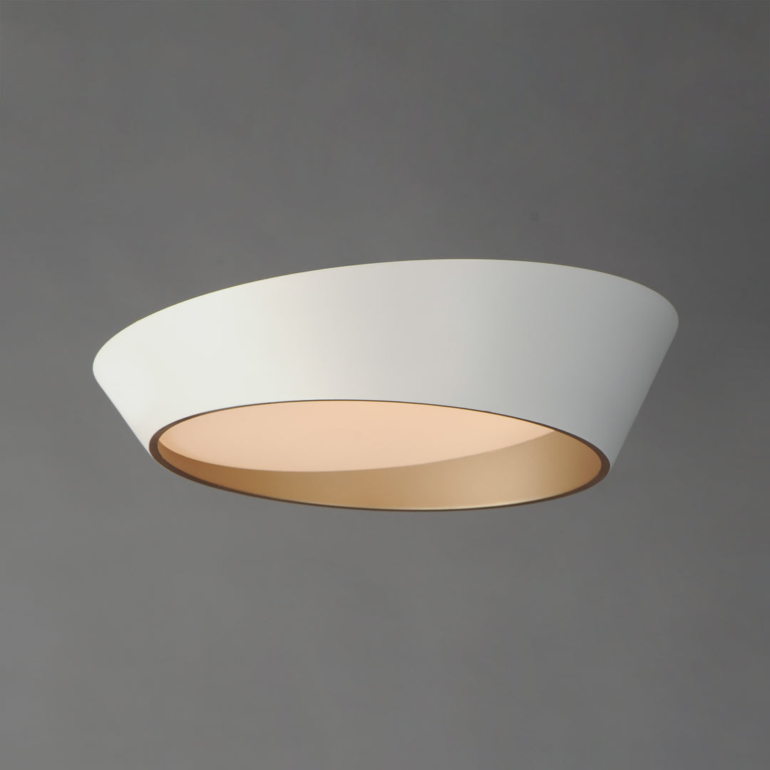 Slant 19.75" LED Flush Mount by ET2 Lighting, styled view 1