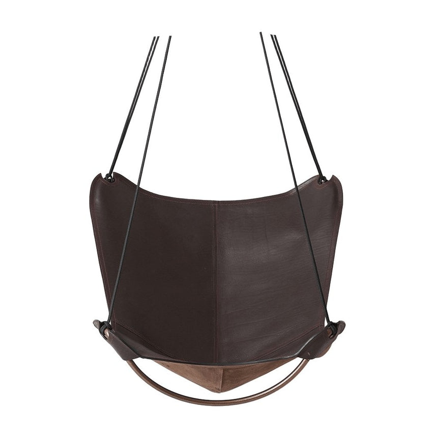 SLING BUTTERFLY Chair Brown Leather Studio Stirling