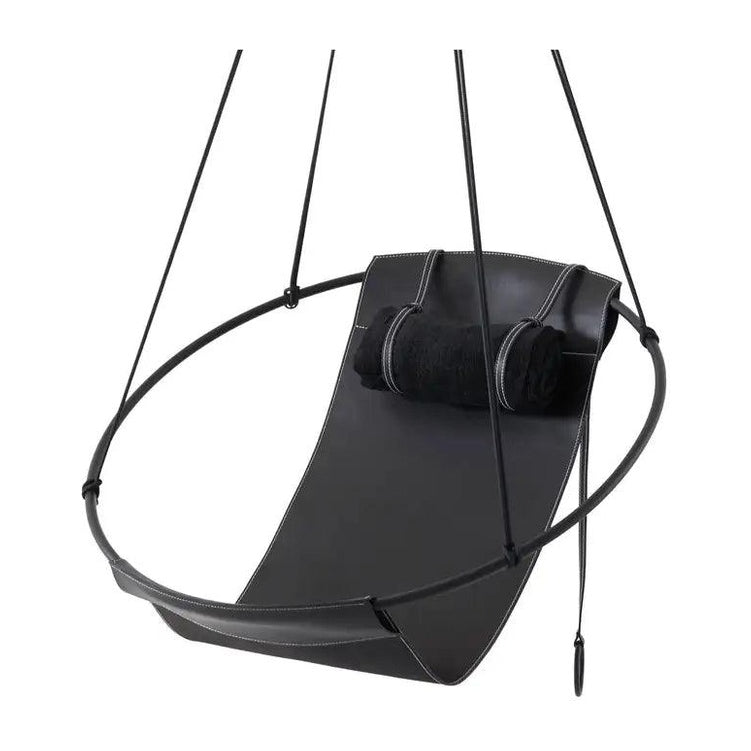 SLING Chair in black Leather Studio Stirling