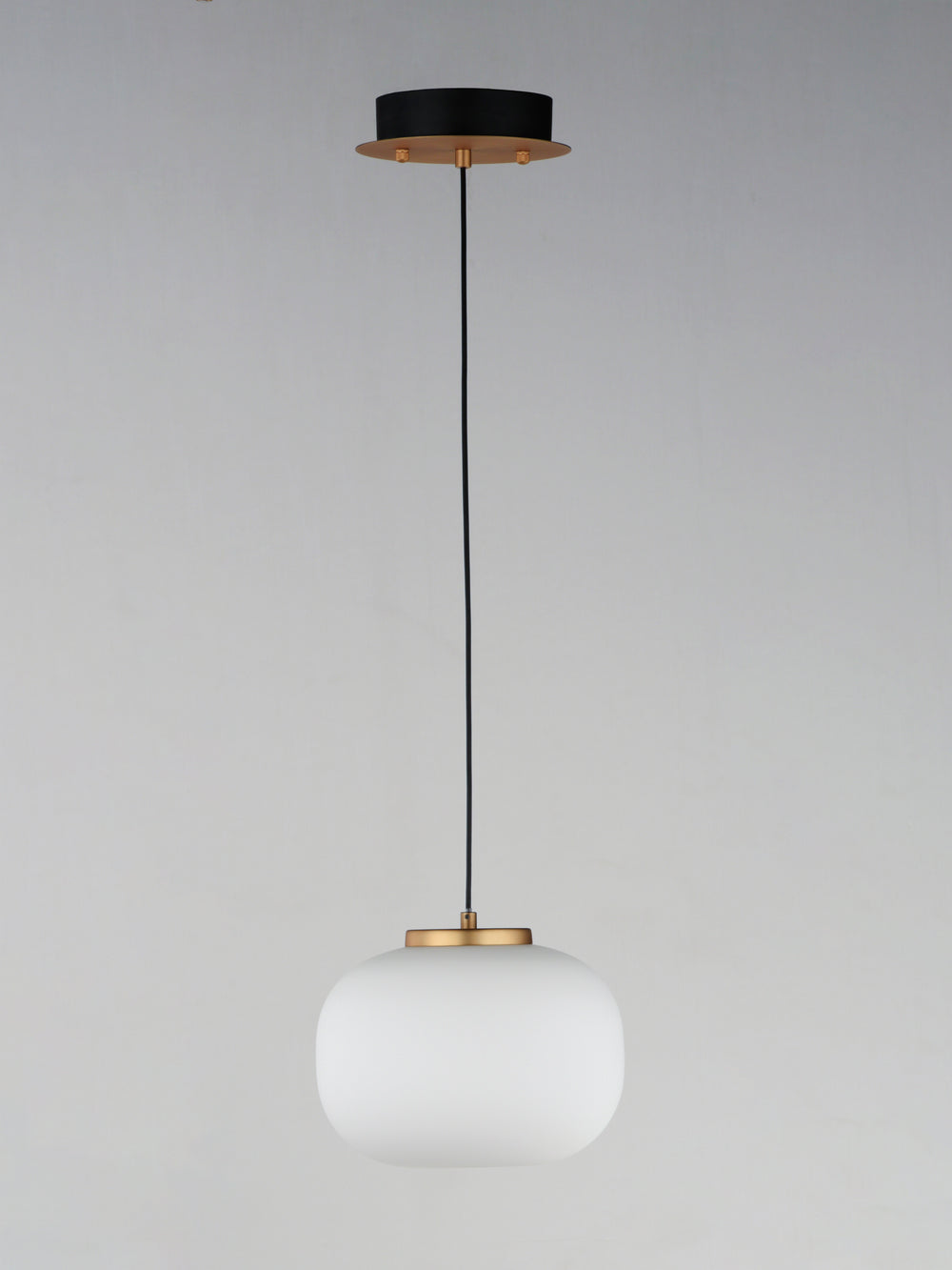Soji 2-Light LED Pendant (7.5" H) by ET2 Lighting, styled view 1