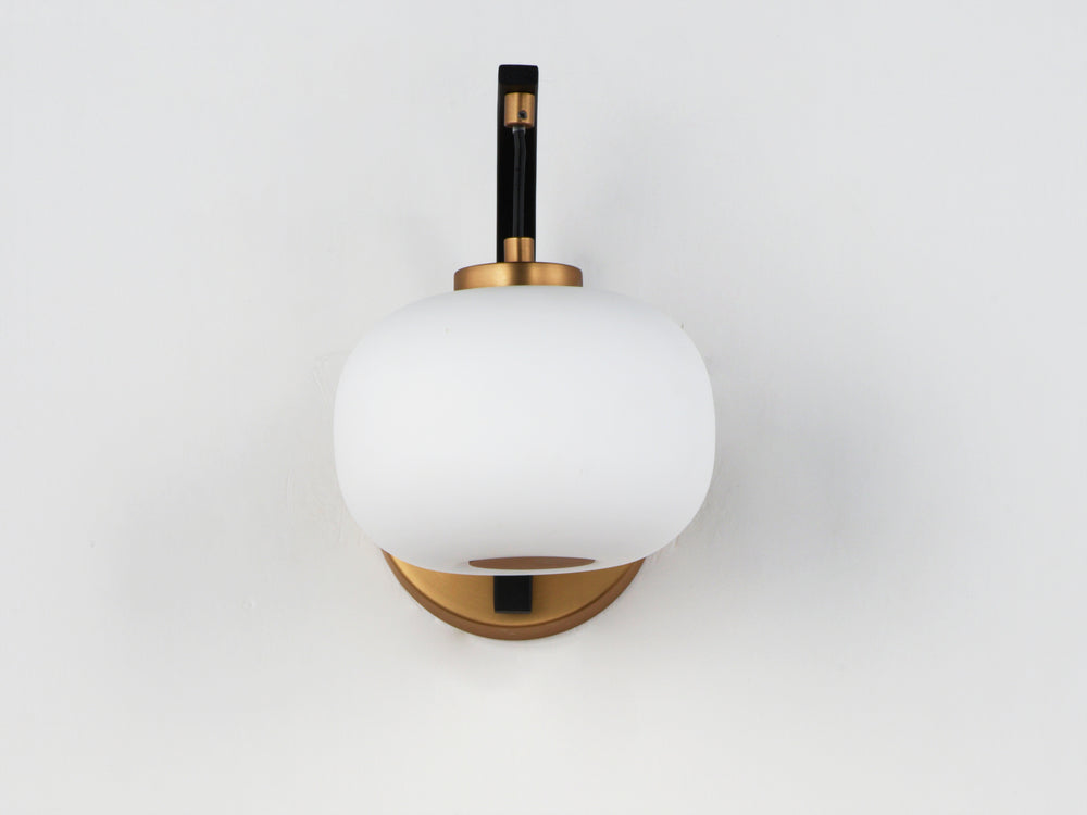 Soji LED Wall Sconce (E25062) by ET2 Lighting, styled view 1