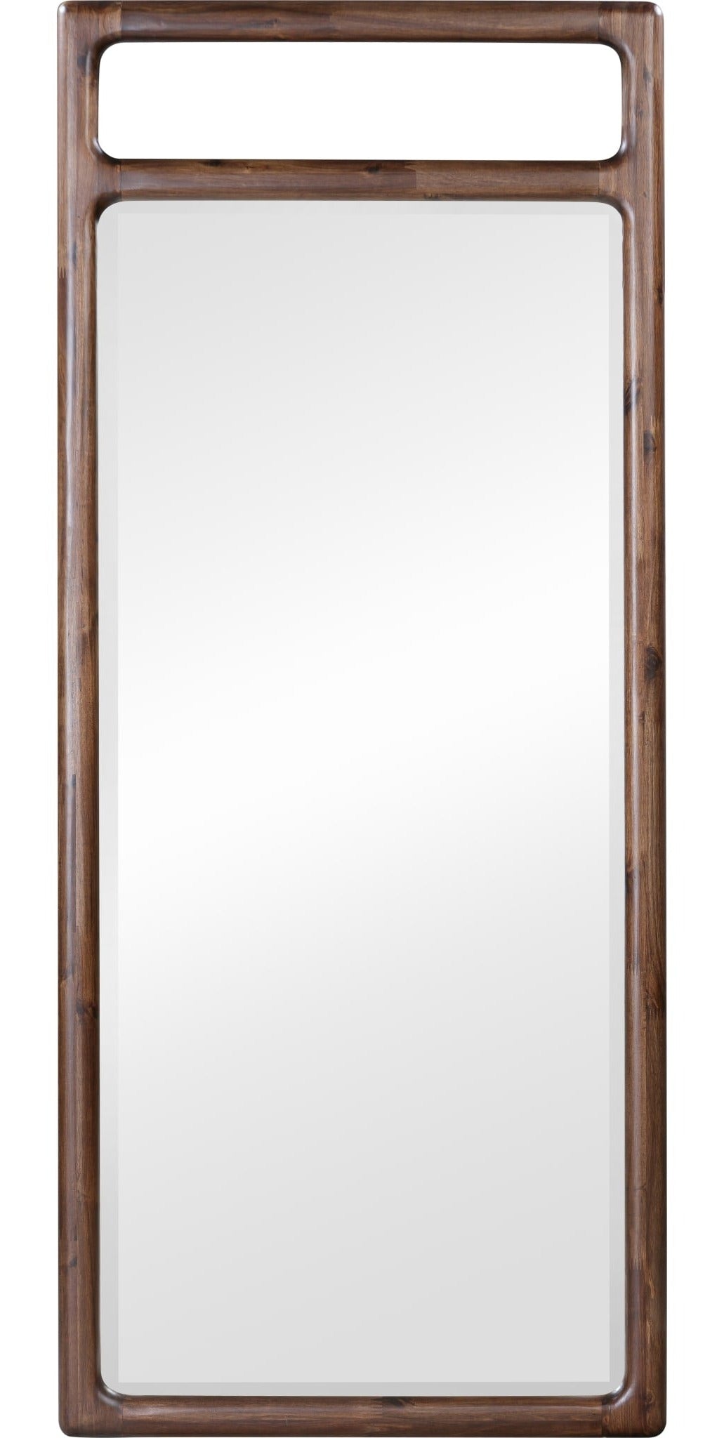 Sol Floor Mirror in Brown Spice — on a white background