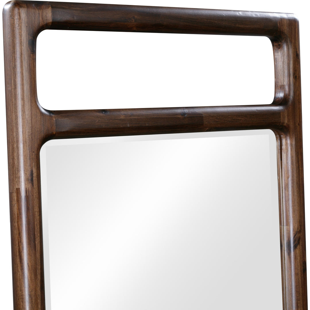 Sol Floor Mirror in Brown Spice — detail view