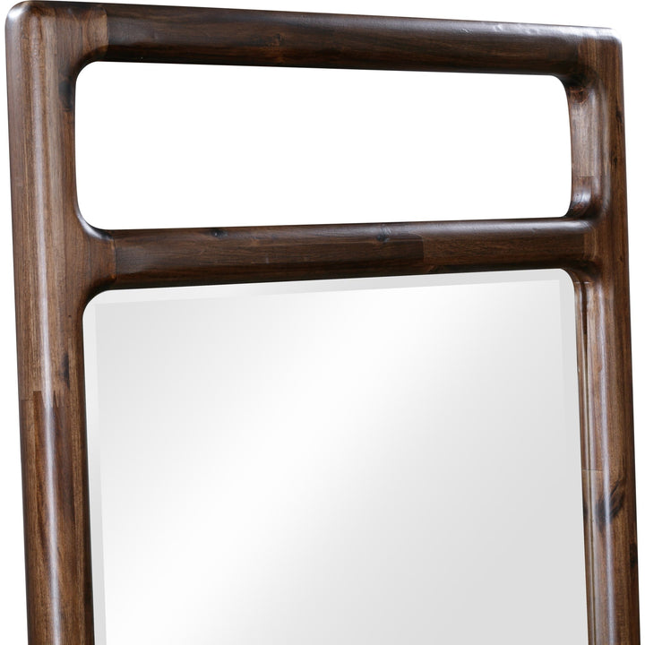 Sol Floor Mirror in Brown Spice — detail view