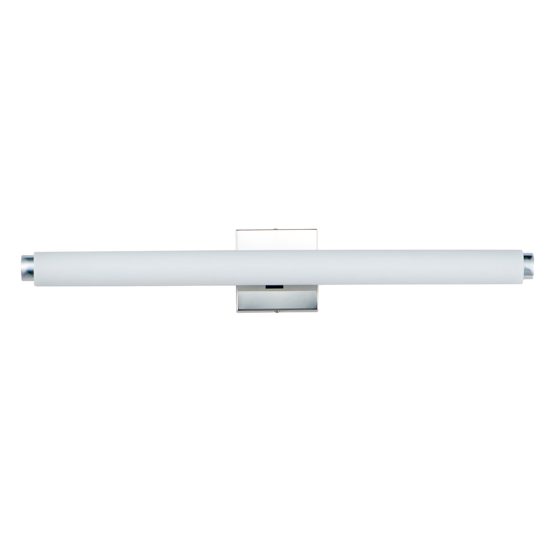 Soprano 24" LED Bath Vanity by ET2 Lighting in Polished Chrome, front view