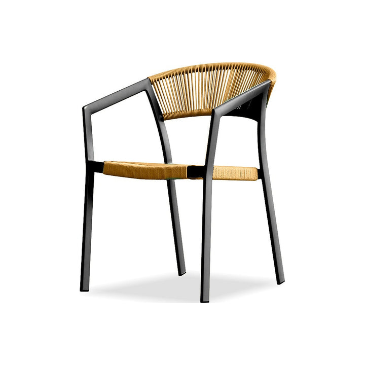 SORIA Dining Armchair by Mobital — white cutout