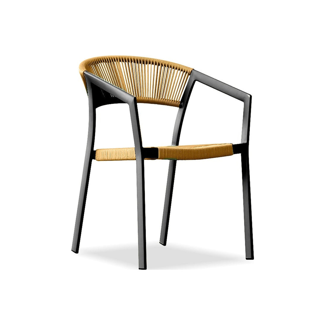 SORIA Dining Armchair by Mobital — white cutout