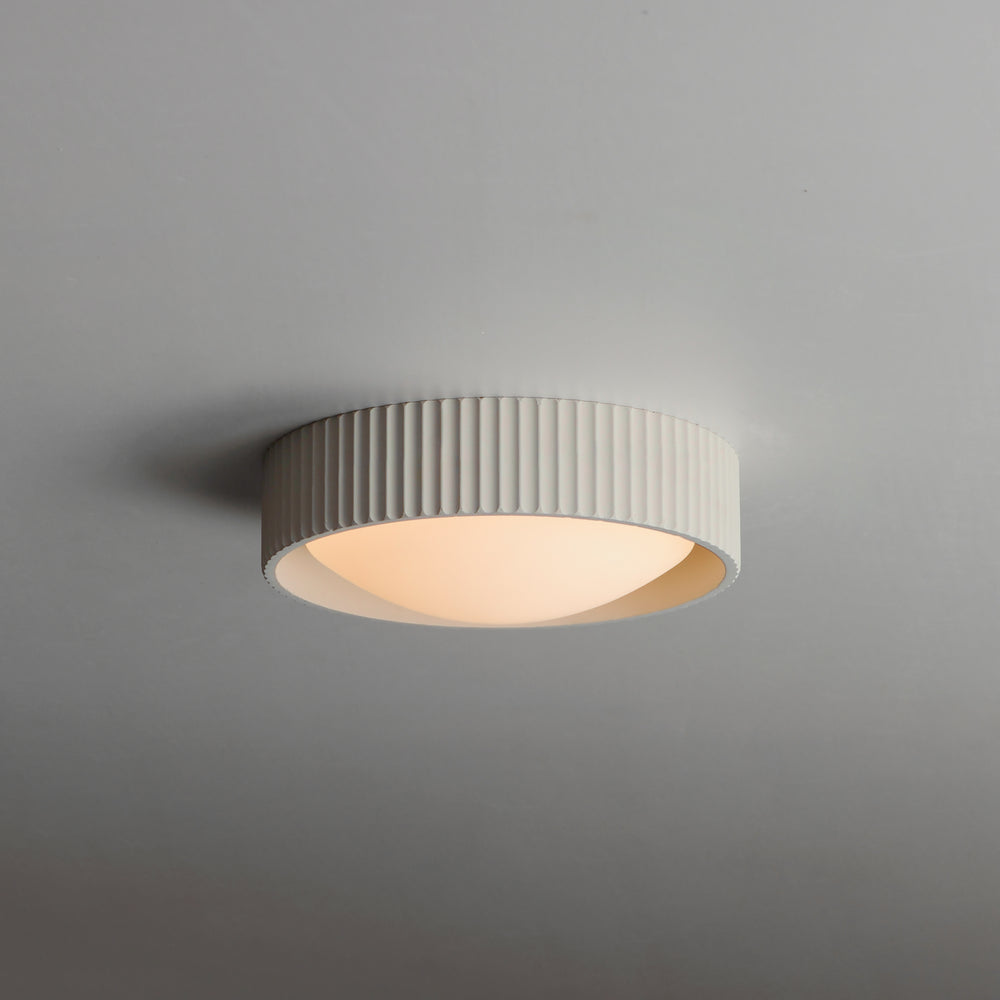 Souffle 10" LED Flush Mount by ET2 Lighting, styled view 1