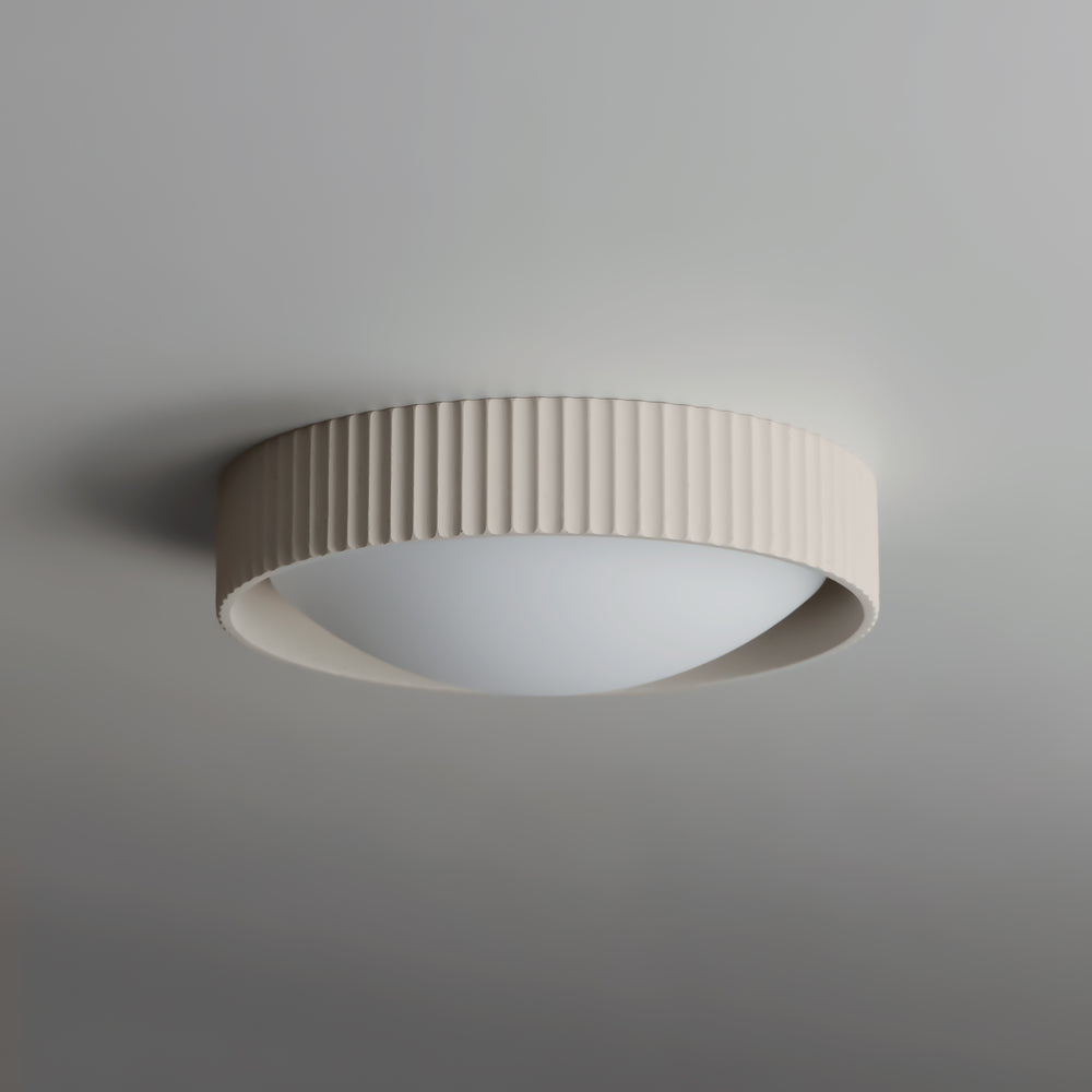 Souffle 14" LED Flush Mount by ET2 Lighting, styled view 1