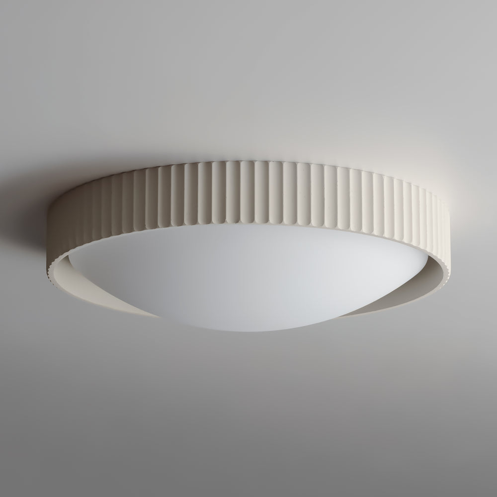 Souffle 18" LED Flush Mount by ET2 Lighting, styled view 1