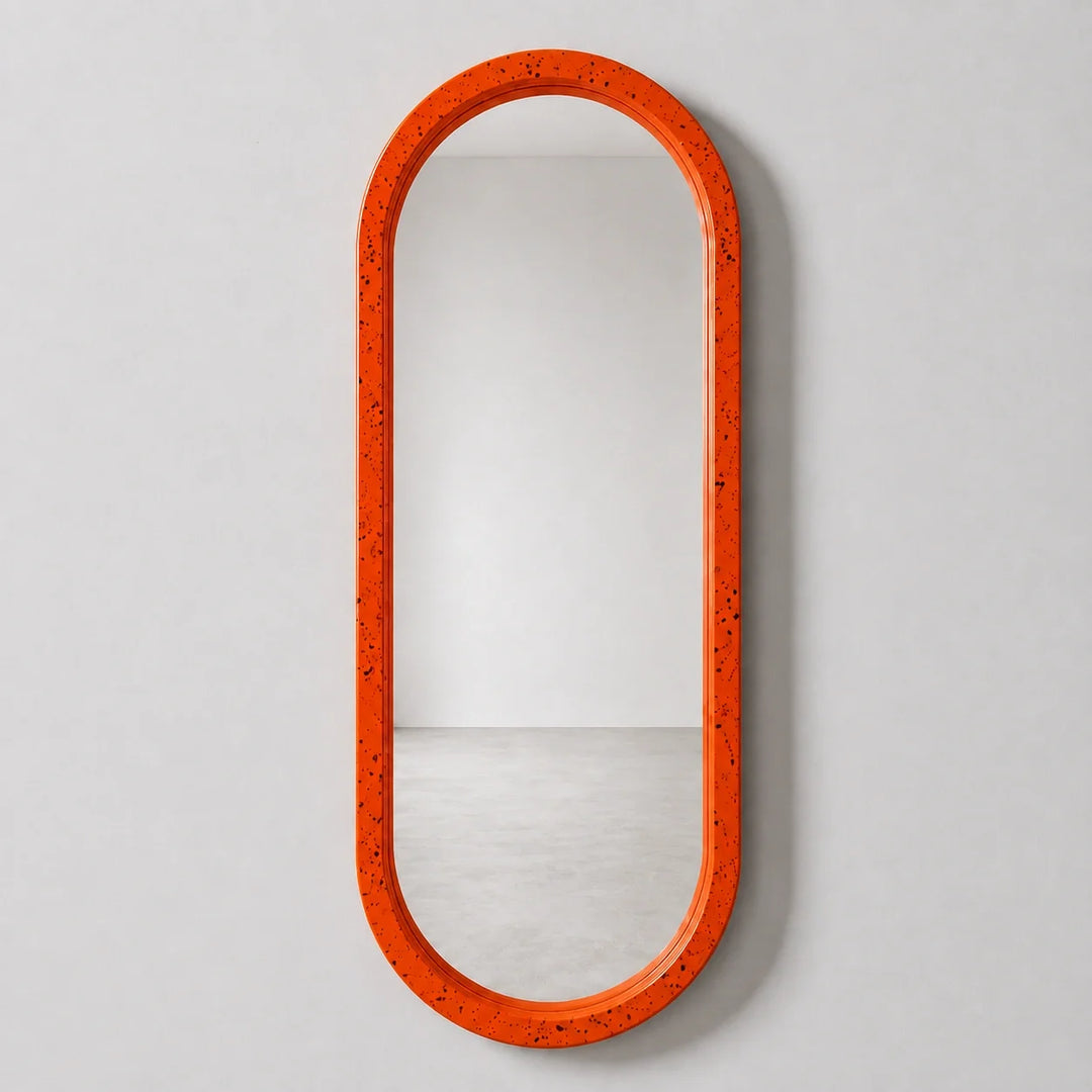 The Pill Mirror | Speckled Orange by Interior Moderna