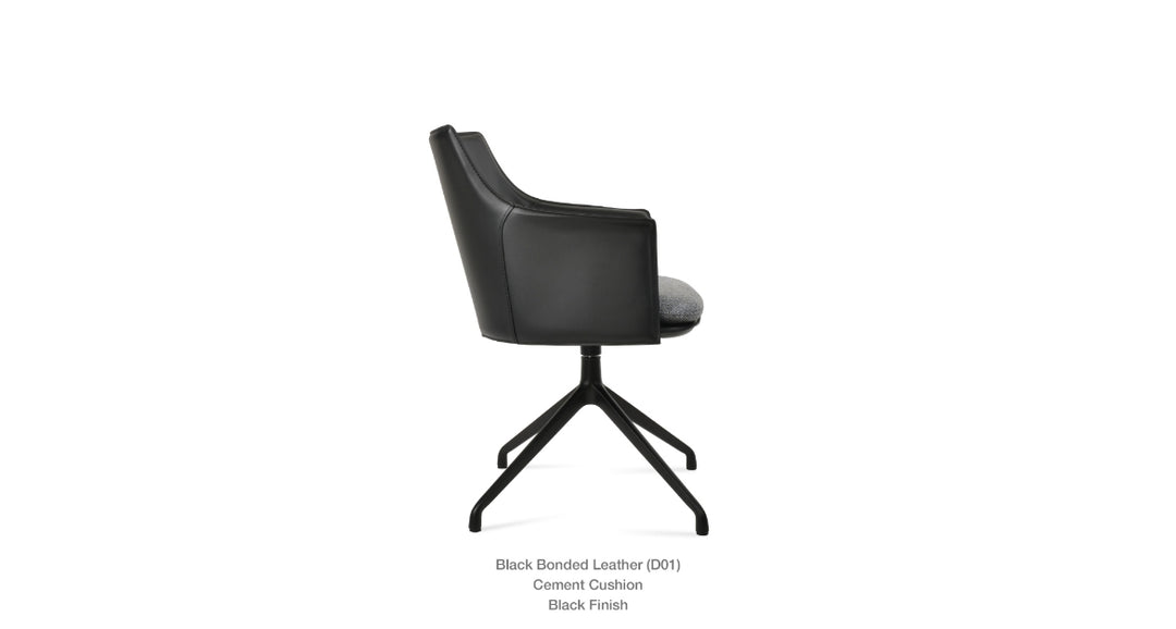 Briancon Spider Swivel Armchair Soho Concept