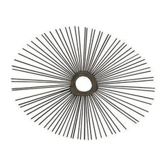 Spoke Mirror, Burnt, Round Phillips Collection