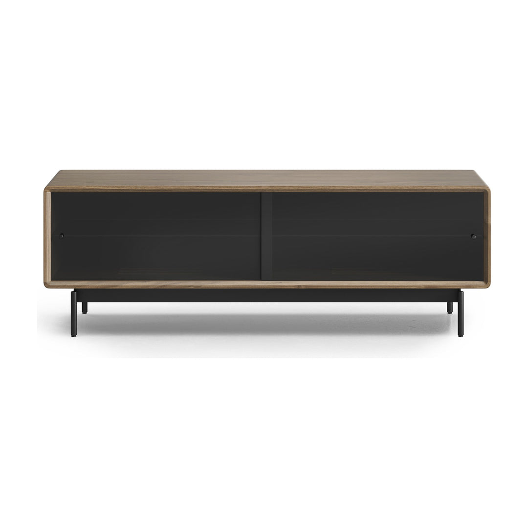 LINQ 7583 Low Media Console in Natural Walnut