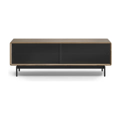 LINQ 7583 Low Media Console in Natural Walnut