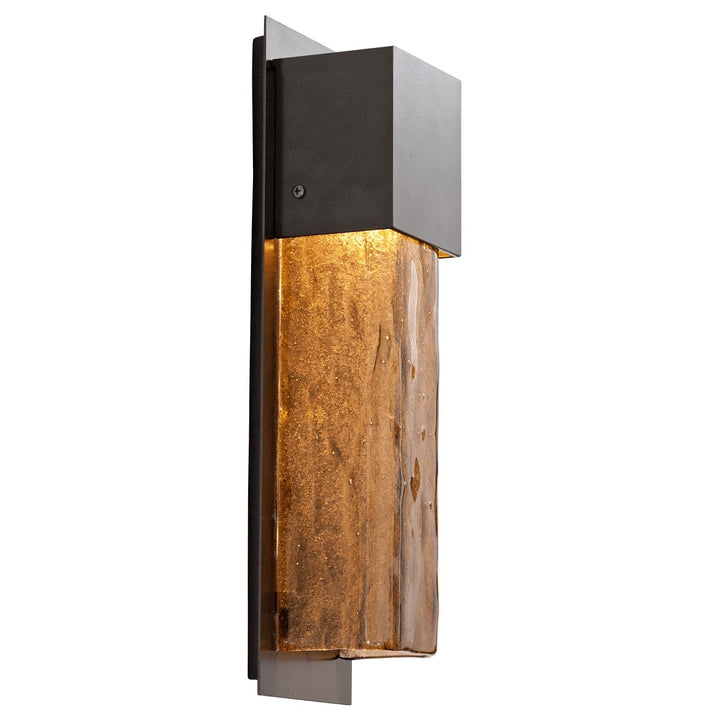 Square Outdoor Cover Sconce by Hammerton Studio in a styled interior