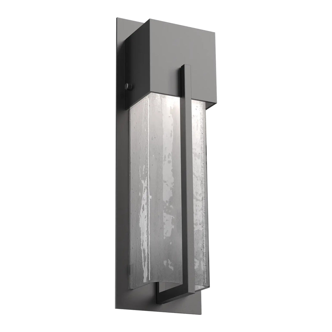 Square Outdoor Cover Sconce by Hammerton Studio, Small
