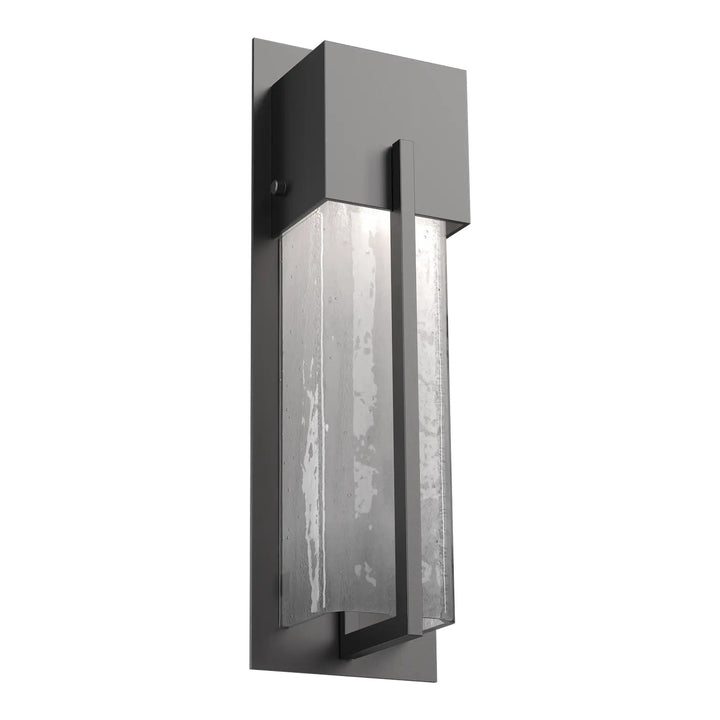 Square Outdoor Cover Sconce by Hammerton Studio, Small