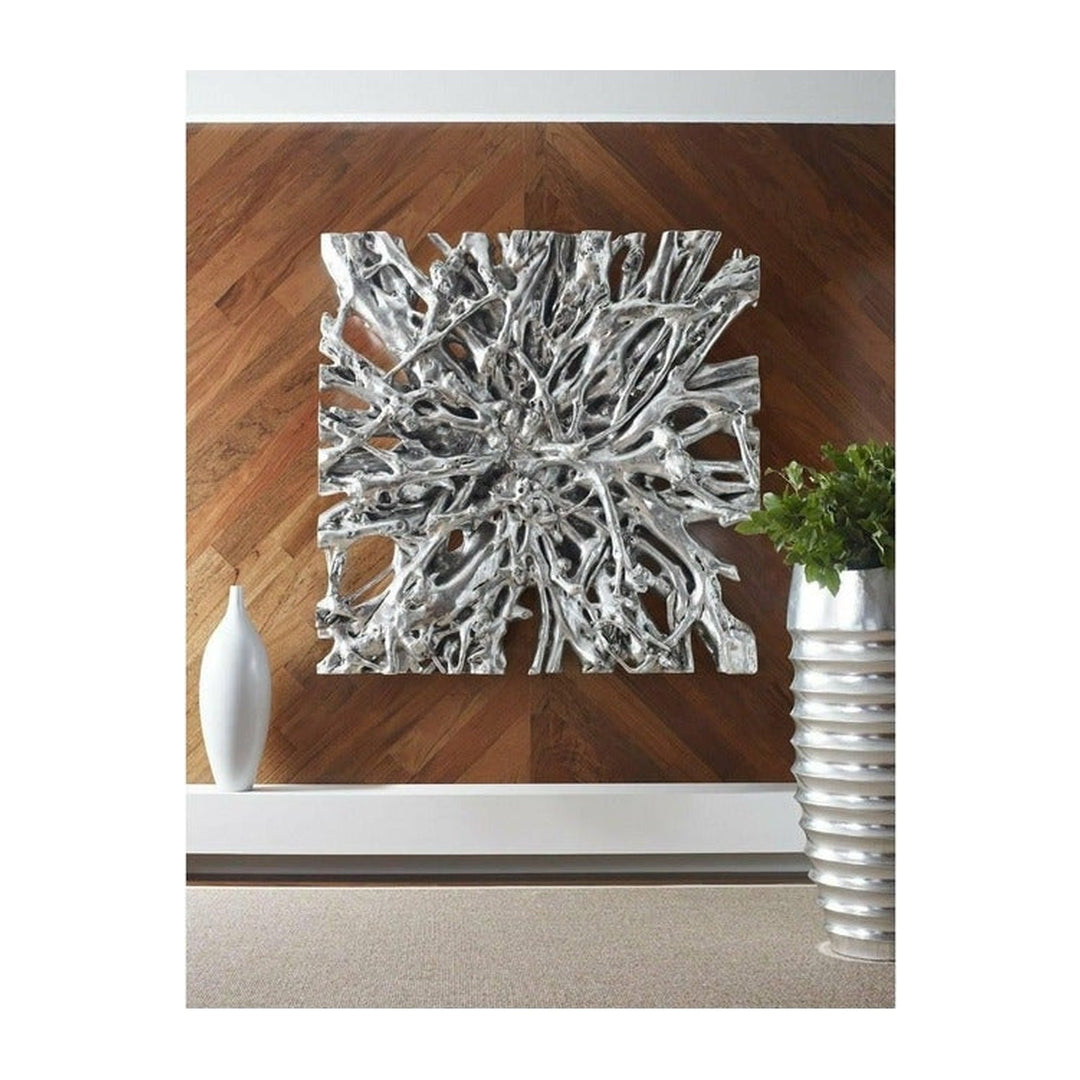 Square Root Large Silver Wall Art Phillips Collection