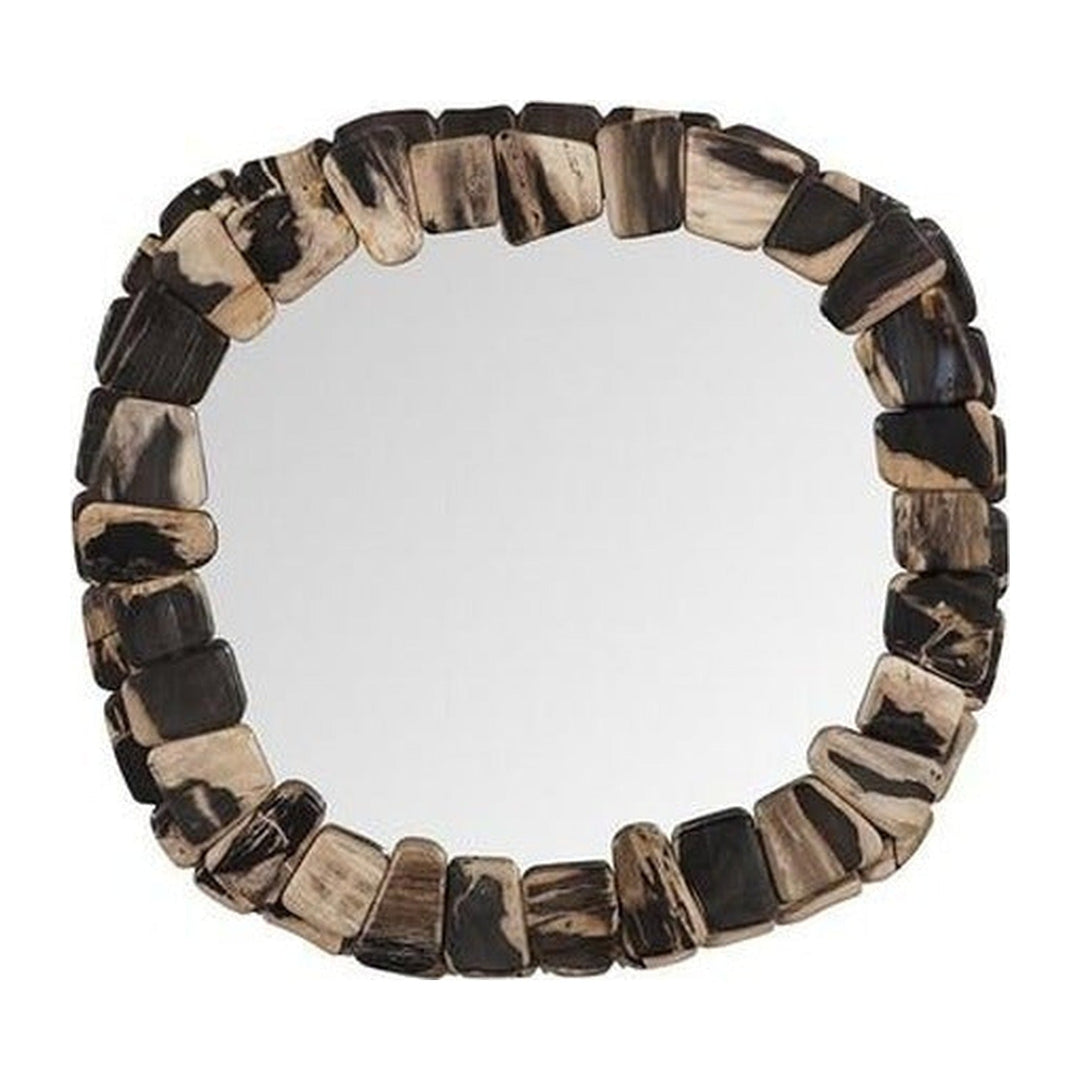 Stacked Pebble Petrified Mirror, Mixed Phillips Collection