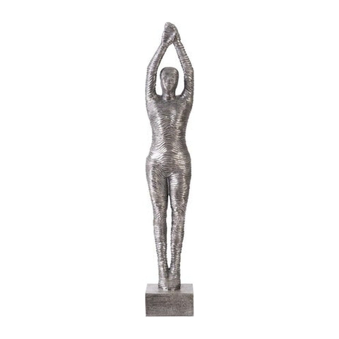 Standing Diving Sculpture Black/Silver, Aluminum Phillips Collection