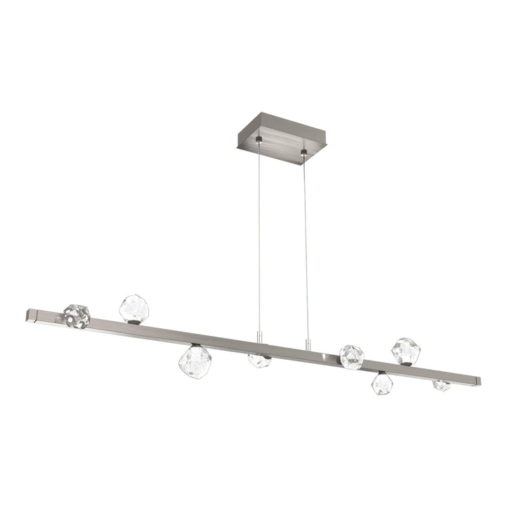 Stella Linear Chandelier by Hammerton Studio in Gunmetal