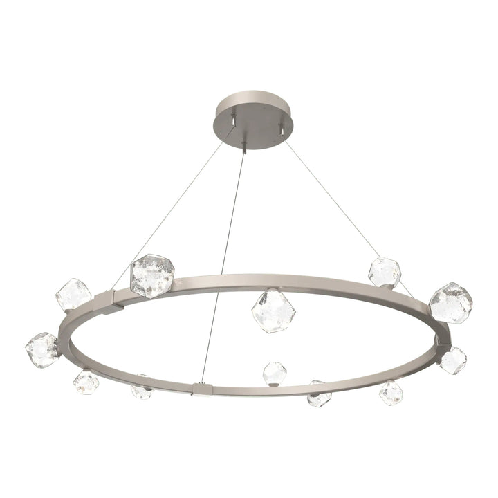 Stella Ring Chandelier by Hammerton Studio in Beige Silver
