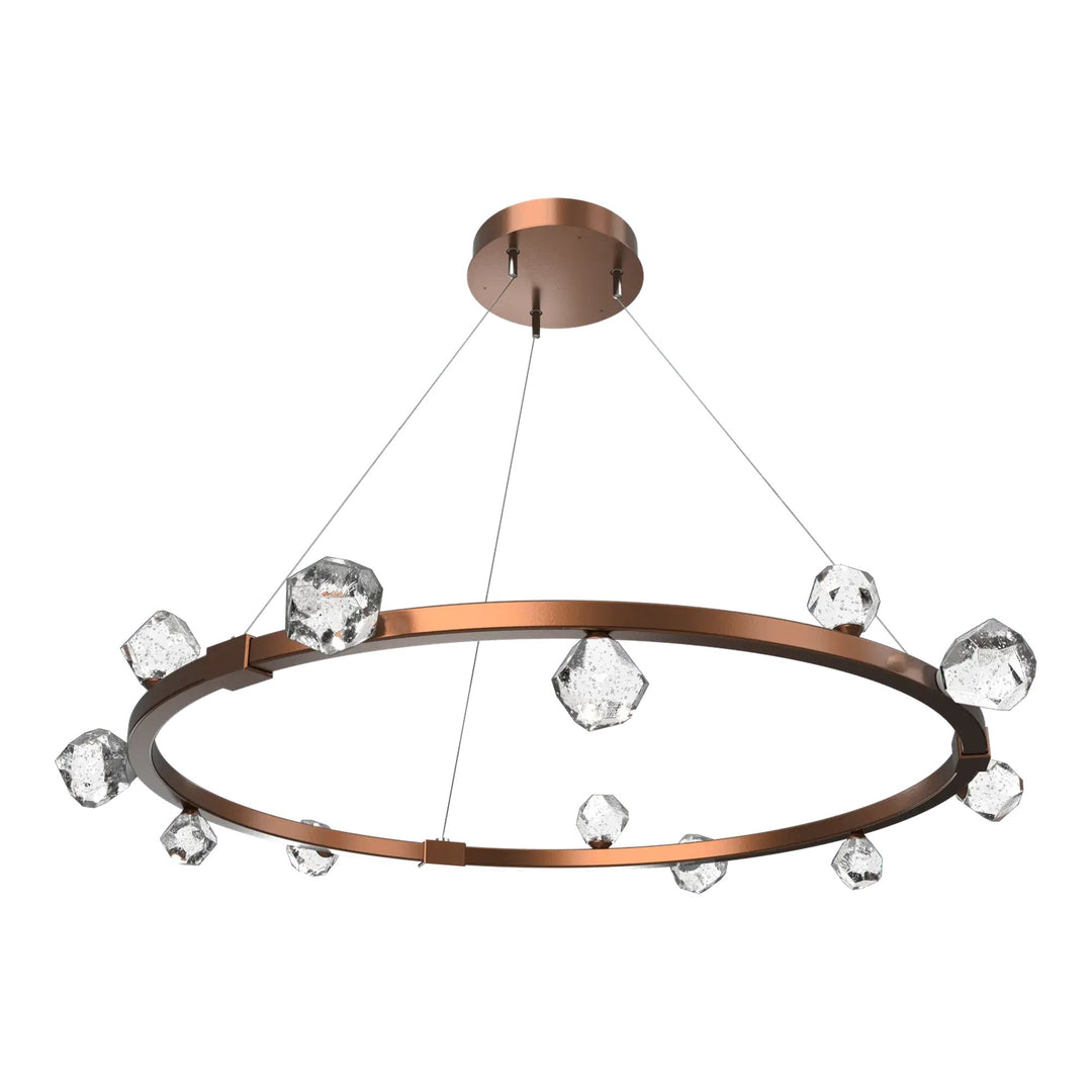 Stella Ring Chandelier by Hammerton Studio in Burnished Bronze