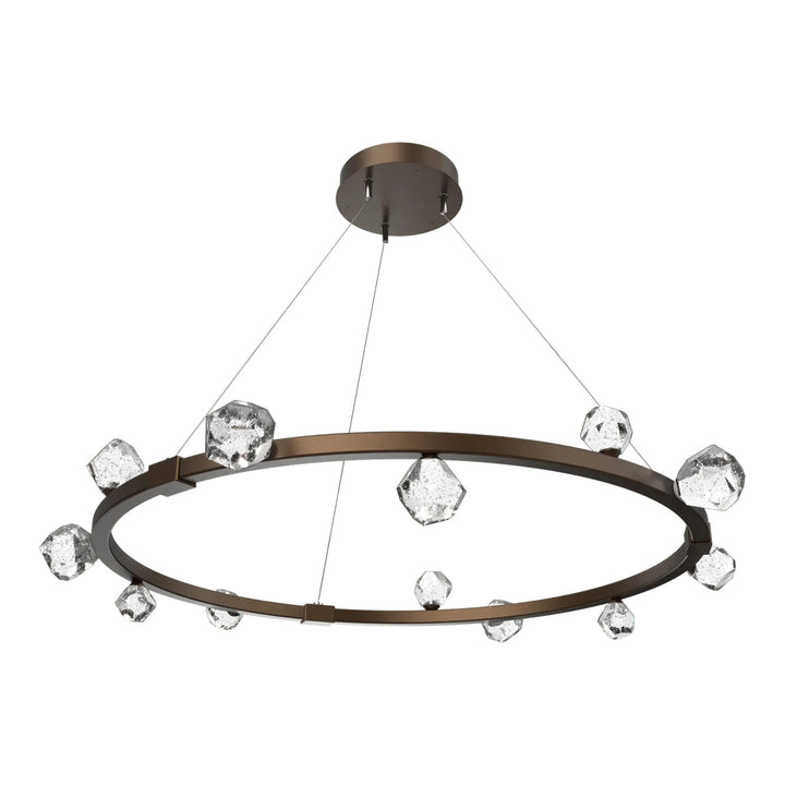 Stella Ring Chandelier by Hammerton Studio in Flat Bronze