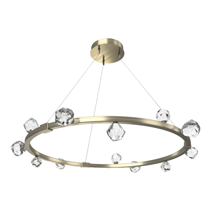Stella Ring Chandelier by Hammerton Studio in Heritage Brass