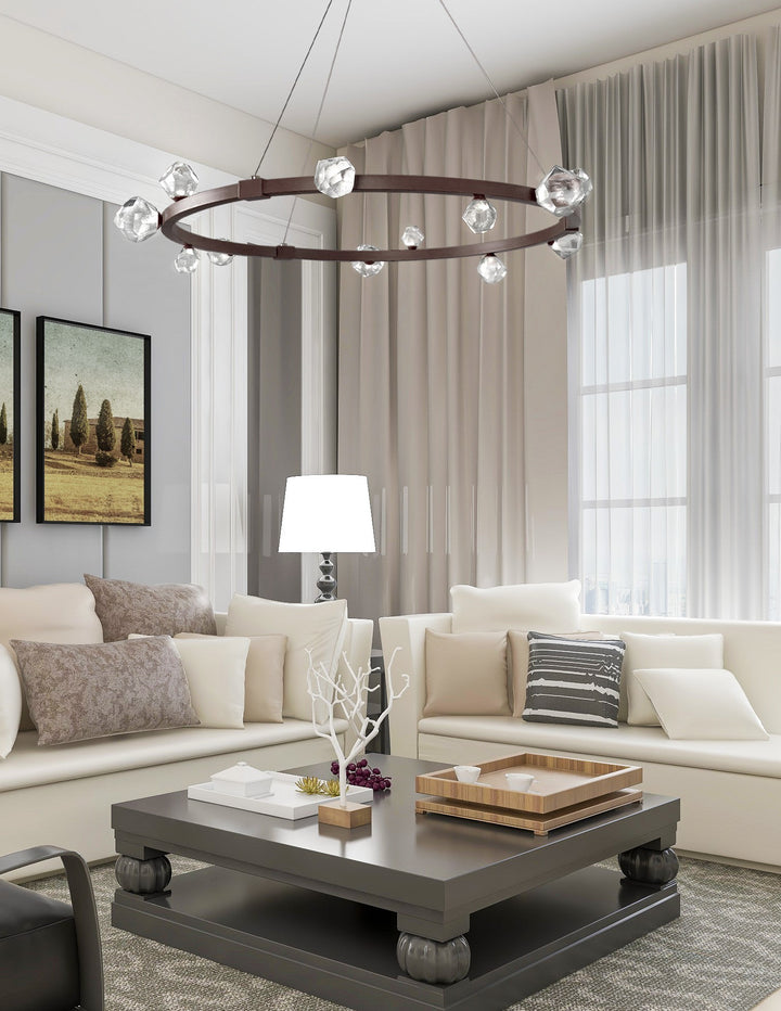 Stella Ring Chandelier by Hammerton Studio in a styled interior