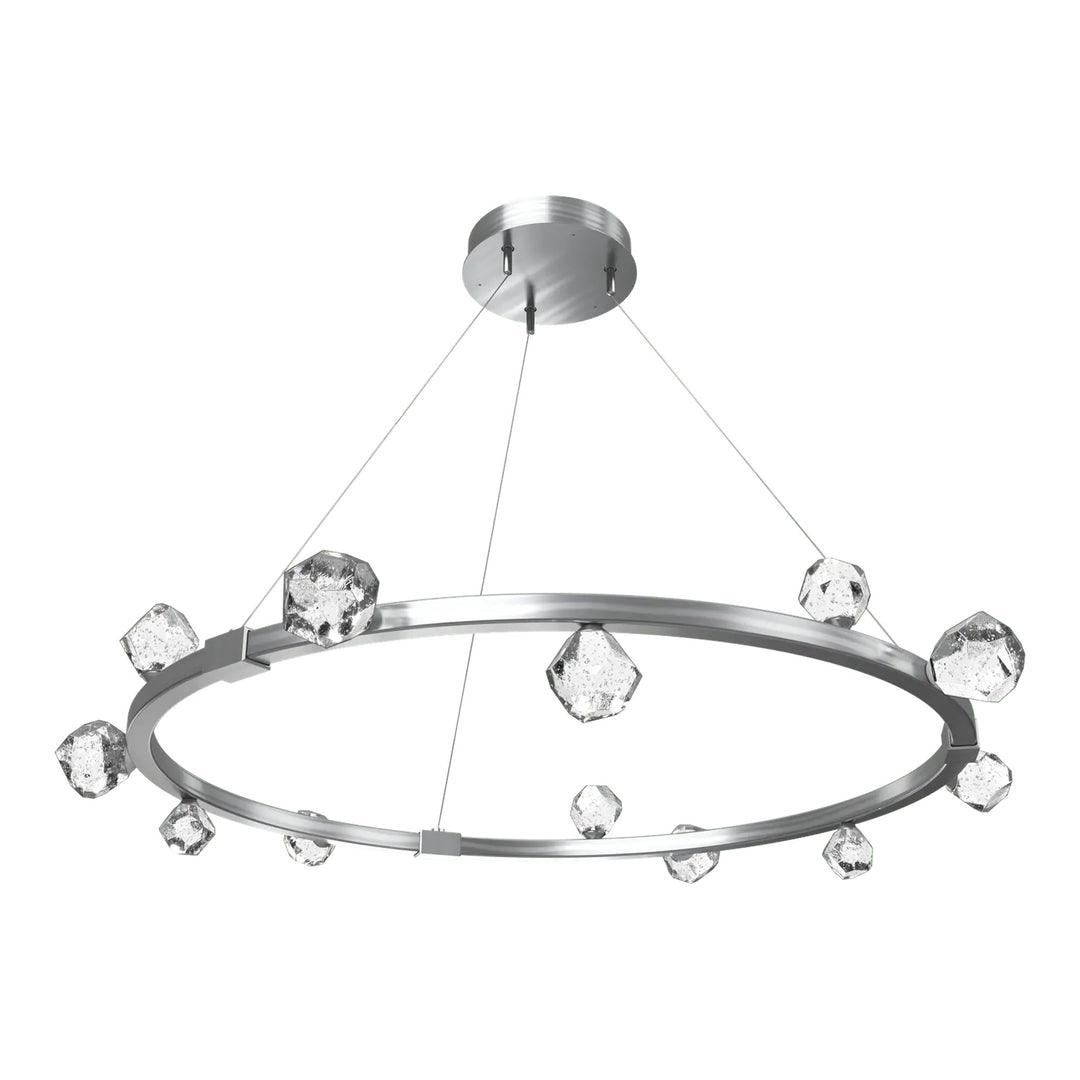 Stella Ring Chandelier by Hammerton Studio in Satin Nickel