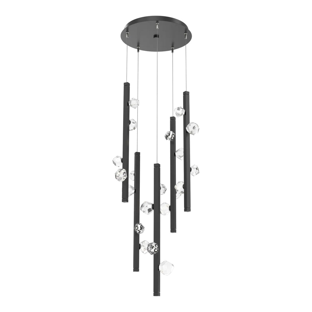 Stella Round Pendant Chandelier by Hammerton Studio, 5 Lights