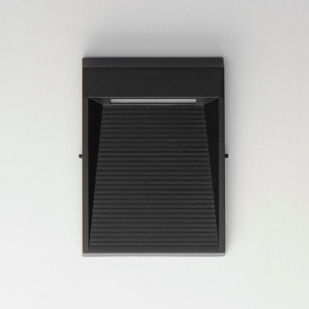 Steppes LED Outdoor Wall Sconce by ET2 Lighting, styled view 1