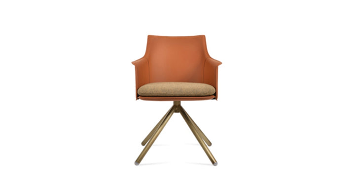Briancon Stick Swivel Armchair Soho Concept