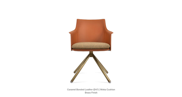 Briancon Stick Swivel Armchair Soho Concept