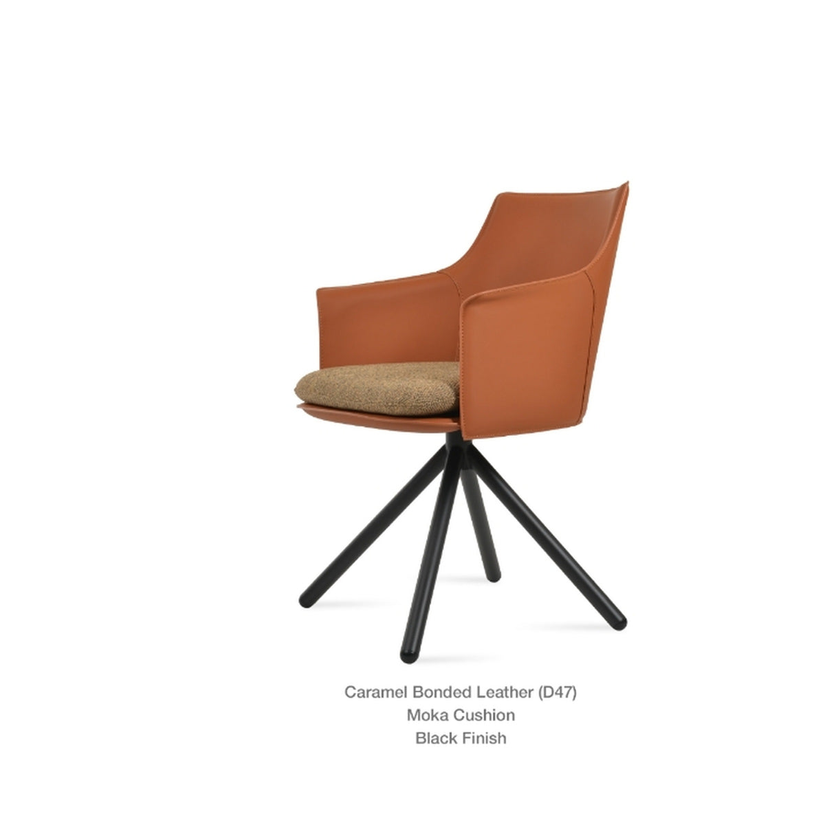 Briancon Stick Swivel Armchair by Soho Concept — product view