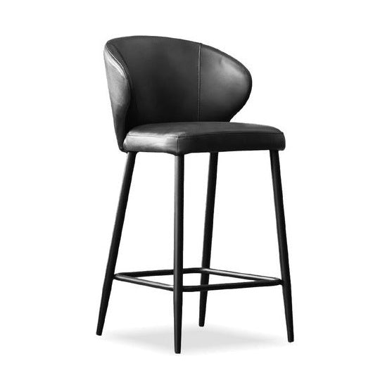 STRETTO Counter Stool in Pitch Black Mobital
