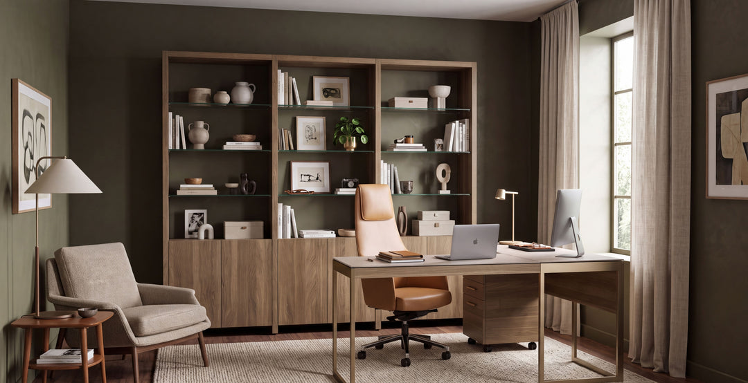 Studio Shelves in Neo Walnut lifestyle