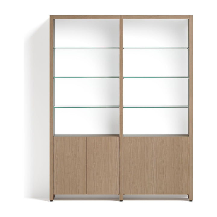 Studio Shelves expanded with an extension using a shared divider panel