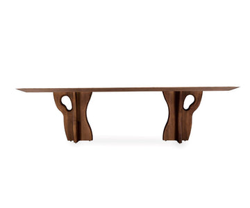 SUMA Dining Table in Walnut By Uultis Dining Tables Uultis Design
