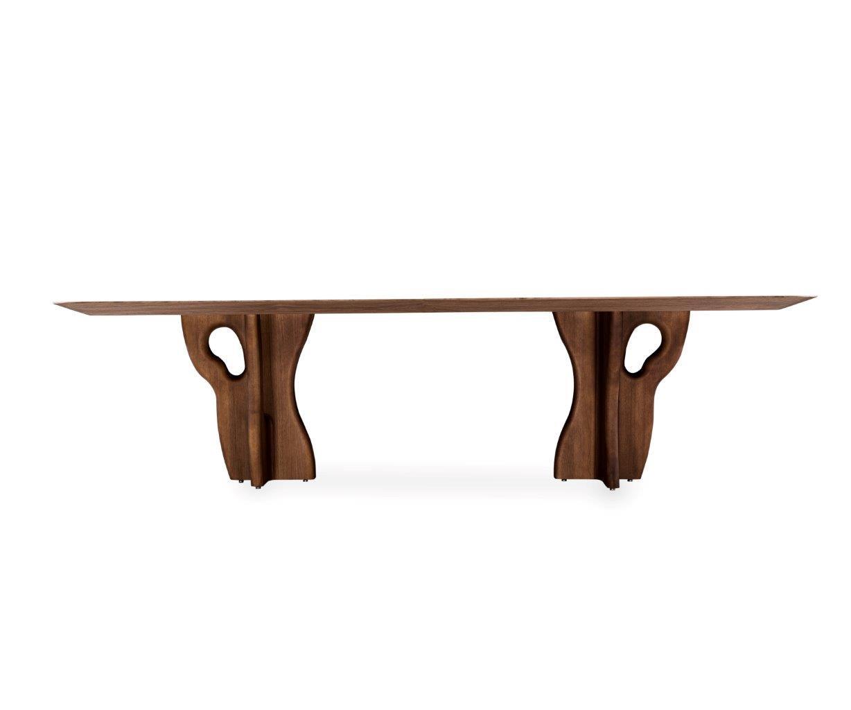 SUMA Dining Table in Walnut By Uultis Dining Tables Uultis Design