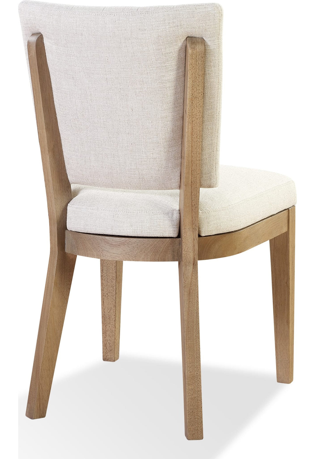 Sumner Channel Back Upholstered Dining Chair in Natural — product view on a white background
