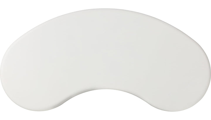 Sven Tall Wooden Coffee Table in Rice — product view on a white background